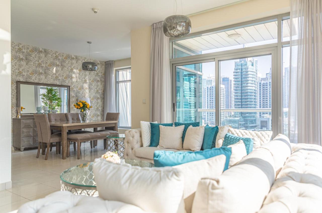 Nasma Luxury Stays - Pastel-Colored Apt With Jaw-Dropping Marina Views Dubai Buitenkant foto