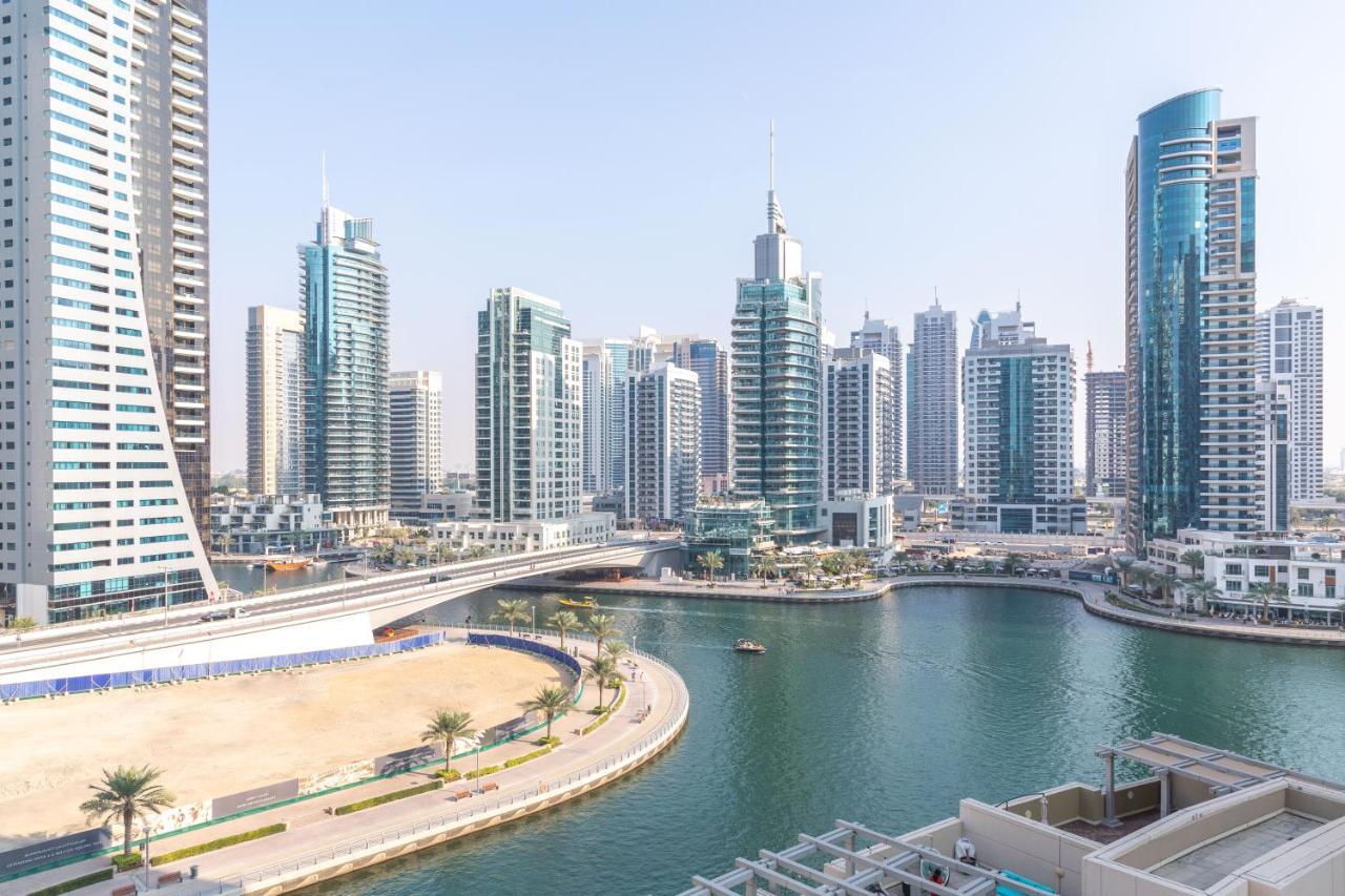Nasma Luxury Stays - Pastel-Colored Apt With Jaw-Dropping Marina Views Dubai Buitenkant foto