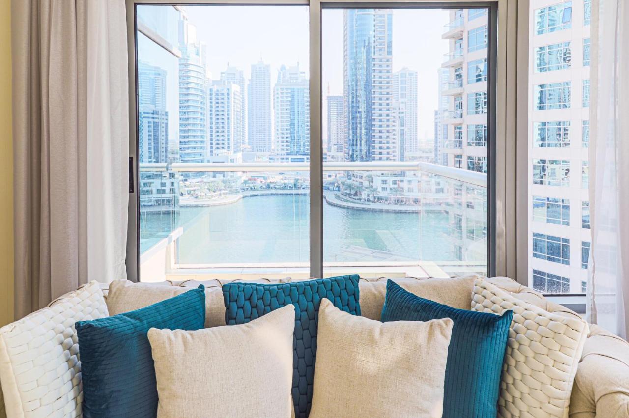 Nasma Luxury Stays - Pastel-Colored Apt With Jaw-Dropping Marina Views Dubai Buitenkant foto
